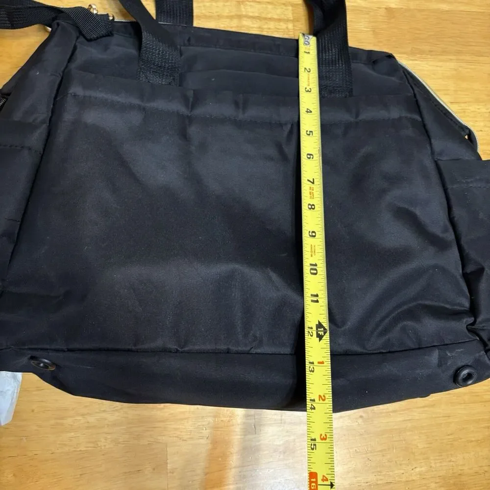 Fisher-Price Harper Frame‎ Bag Tote Travel Diaper Quilted Black Insulated Pouch - Picture 5 of 16